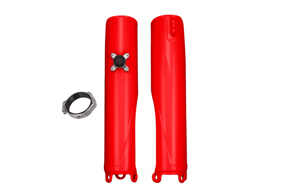 Fork Slider Protector + Quick Starter red for Honda CRF 250 R - CRF 450 R - CRF 450 RWE - CRF 250 RWE Fork Slider Protector + Quick Starter red for Honda CRF 250 R - CRF 450 R - CRF 450 RWE - CRF 250 RWE